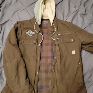Harley Davidson hooded riding jacket